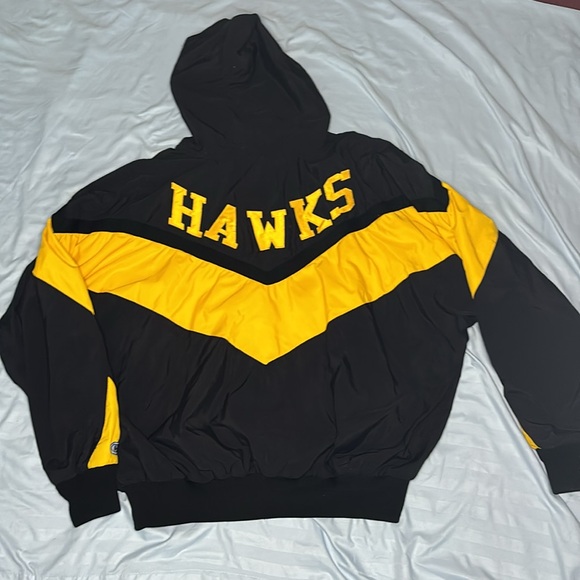 VINTAGE IOWA HAWKS bomber varsity athletic jacket size XL - Picture 5 of 5
